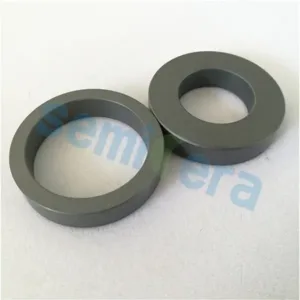 Fábrica de OEM/ODM Carburo de silicio/Sic Caras de sello mecánico/Anillos Carburo de silicio sinterizado sin presión/Anillo de sello Ssic