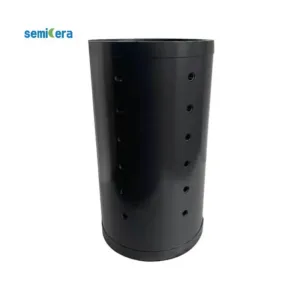 Resistência a altas temperaturas, resistência ao desgaste, alta dureza, tambor de moagem de carboneto de silício pode ser personalizado