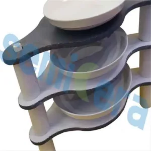 Low price for Long Service Life Refractory Rsic Silicon Carbide Kiln Furniture for Tableware