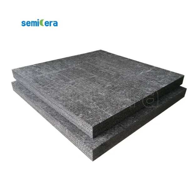 Soluzioni versatili di feltro duro di grafite di semicera per vari processi di produzione di semiconduttori