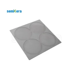 SiC carrier for RTP/RTA rapid heating heat treatment