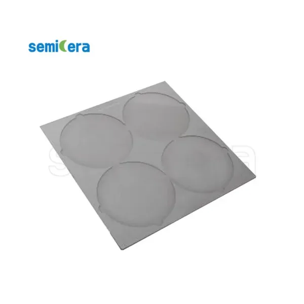 SiC carrier for RTP/RTA rapid heating heat treatment