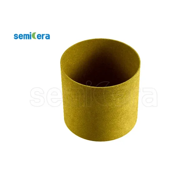 High purity porous tantalum carbide coated barrel