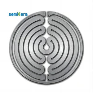 Long-life SiC Coated Graphite Heater for MOCVD K465i, Graphite Heater for epitaxy